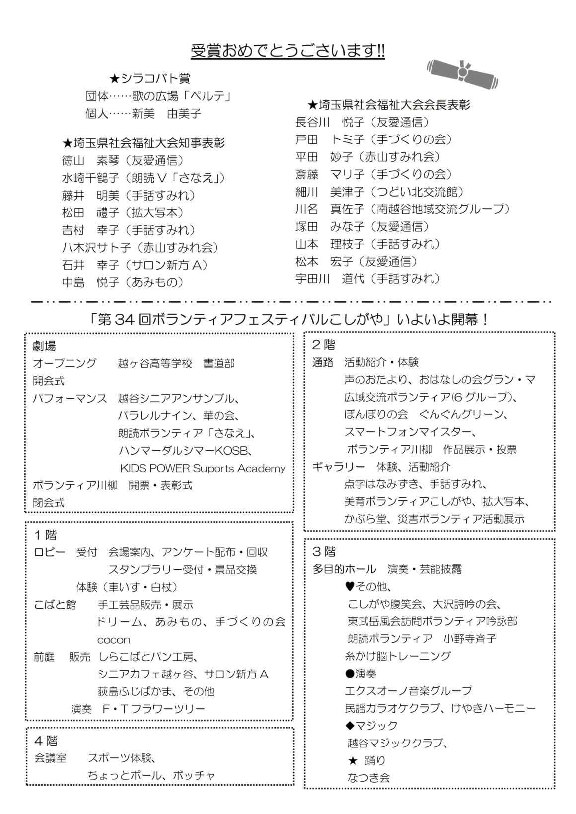 ぼらんてぃあ会報 令和7年12月号裏面